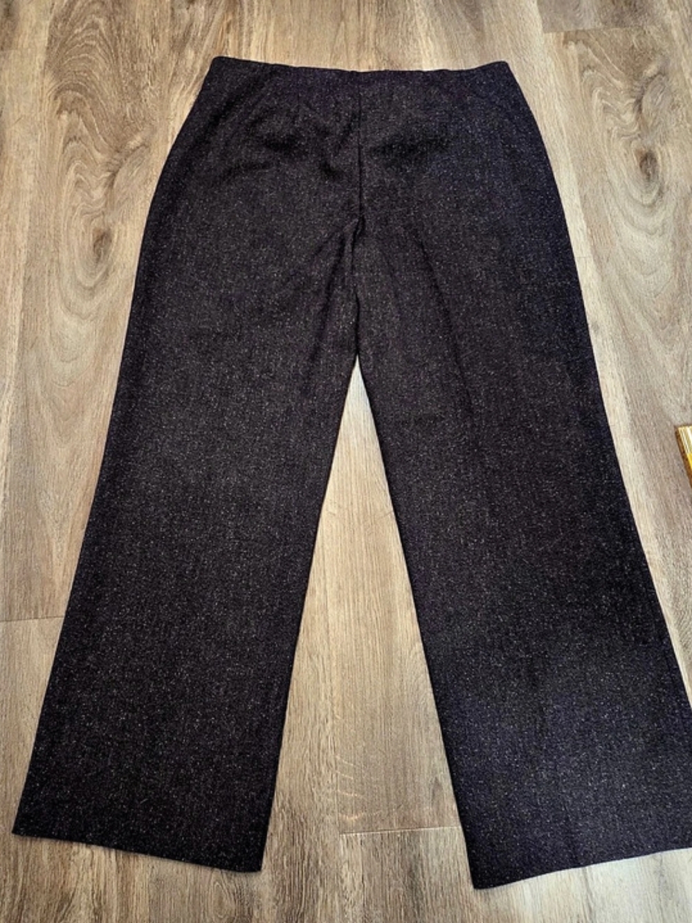 Coldwater Creek Classic Fit Women's Flare Pants Black Size 12 Like New